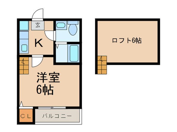 エスポワール本陣の物件間取画像